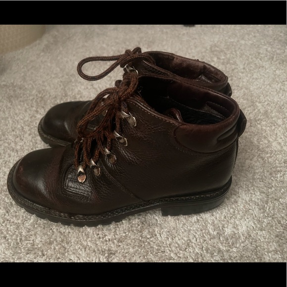 Santana Terra Firma Chestnut Brown leather Boots Size 7.5 - Picture 2 of 9
